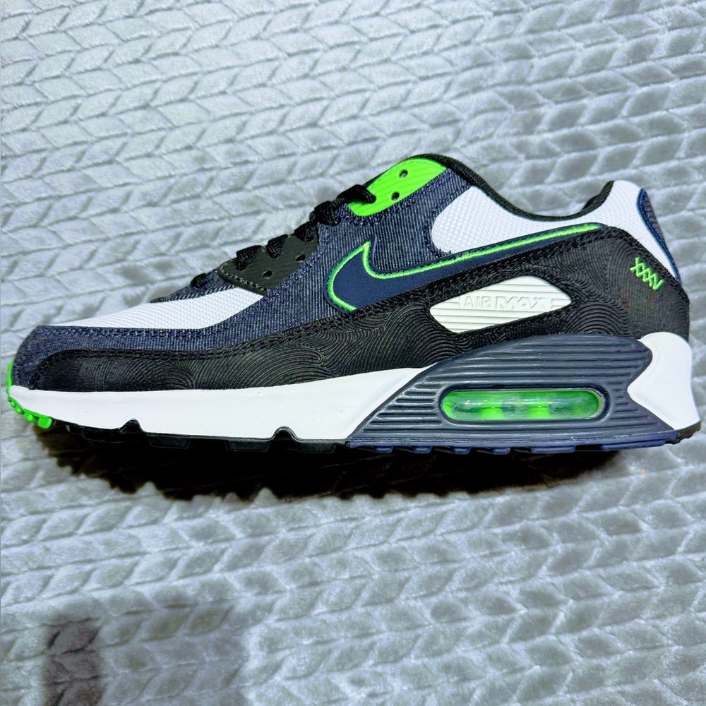 Nike Air Max Sneakers with Neon Green Accents